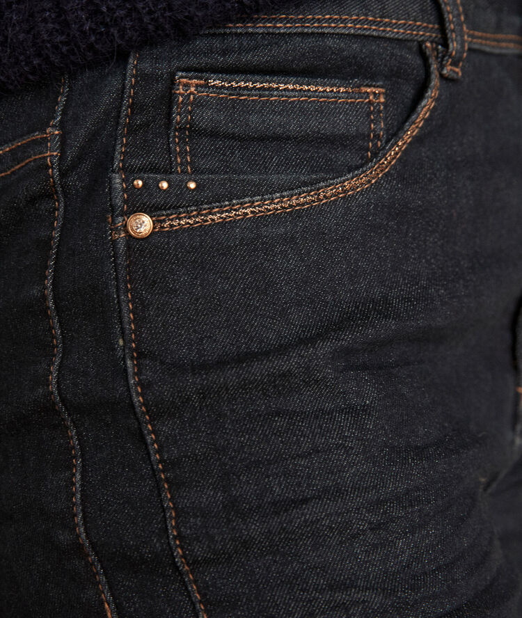 Paola, the iconic slim-fit lurex rinse-washed jeans rinse.