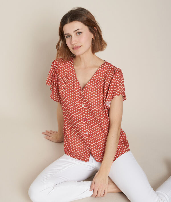 Elou printed blouse | 1-2-3 Elou printed blouse PhotoZ | 1-2-3