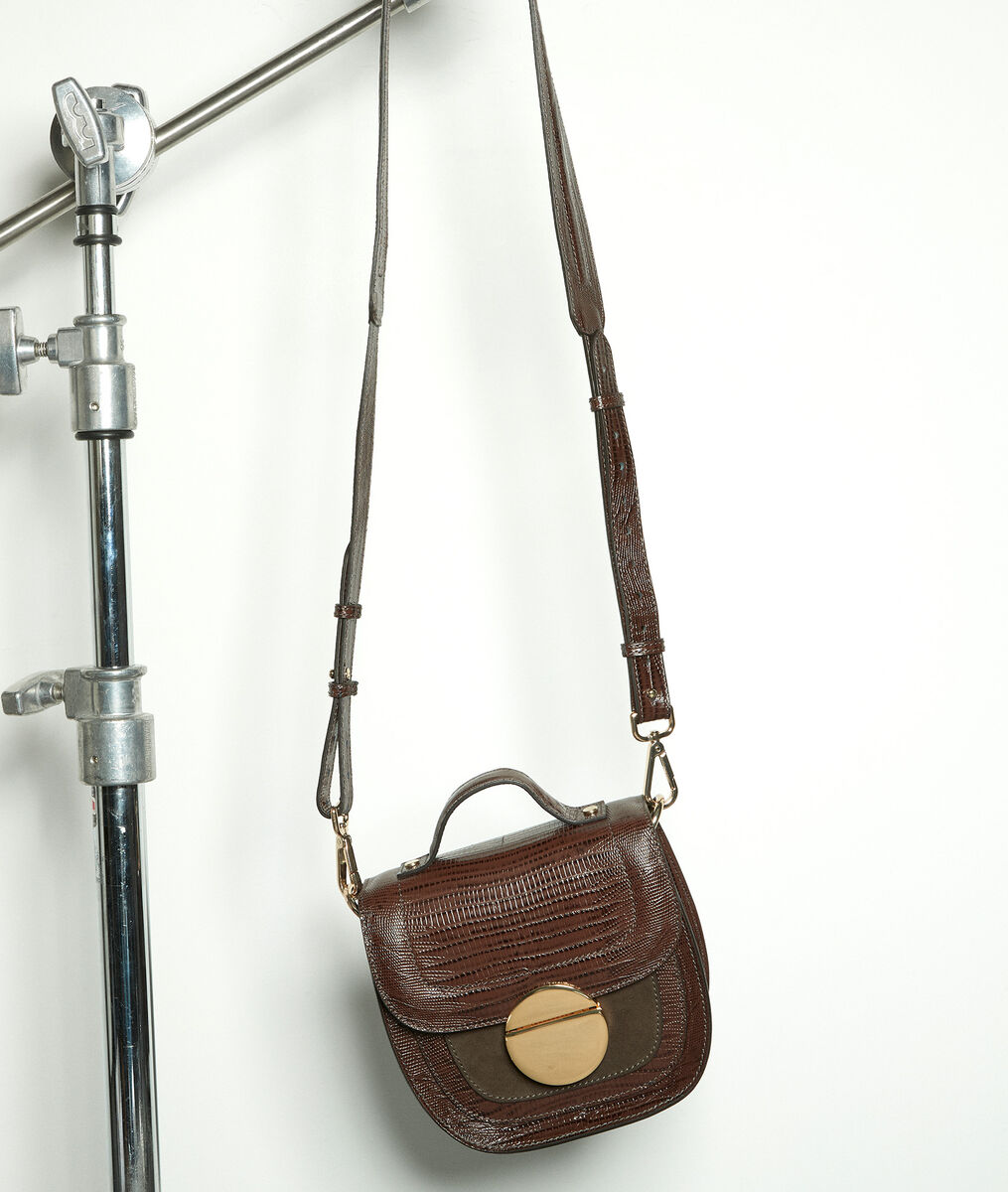 The Numéro 8 chocolate-coloured — Iconic bag | 1-2-3 The Numéro 8 chocolate-coloured — Iconic bag PhotoZ | 1-2-3