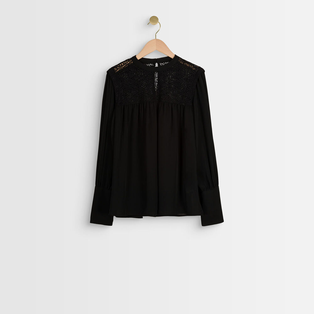 Jyo lace blouse noir.