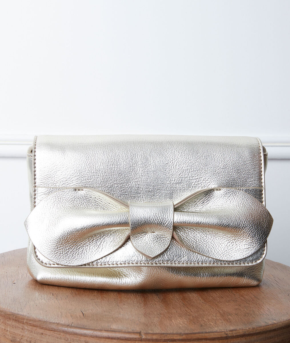 Dolly gold-coloured leather bag | 1-2-3 Dolly gold-coloured leather bag PhotoZ | 1-2-3