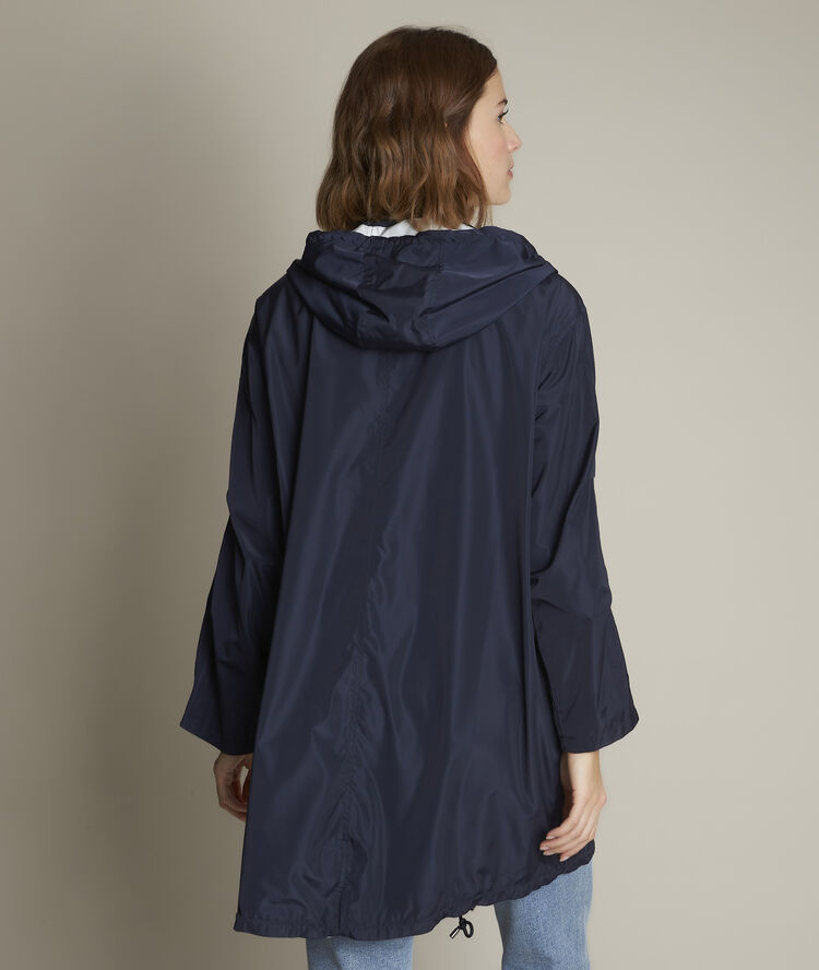 Fiona navy reversible parka navy blue.