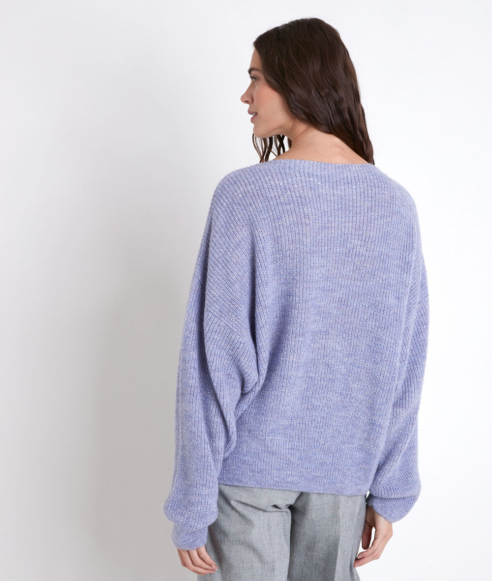 Amanda fancy knit mauve jumper mauve.