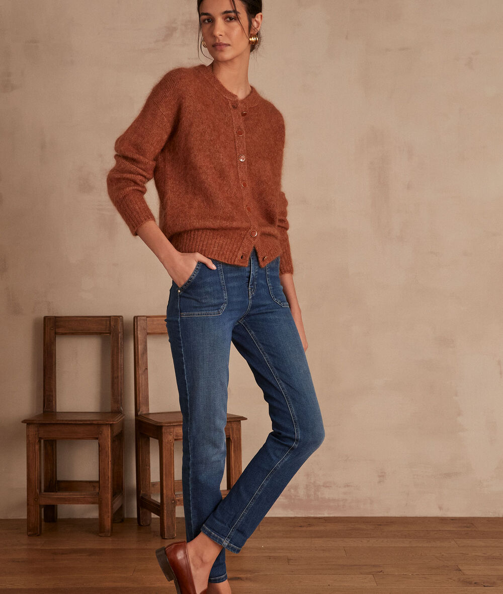 Nalla blue raw denim boyfriend jeans	 PhotoZ | 1-2-3
