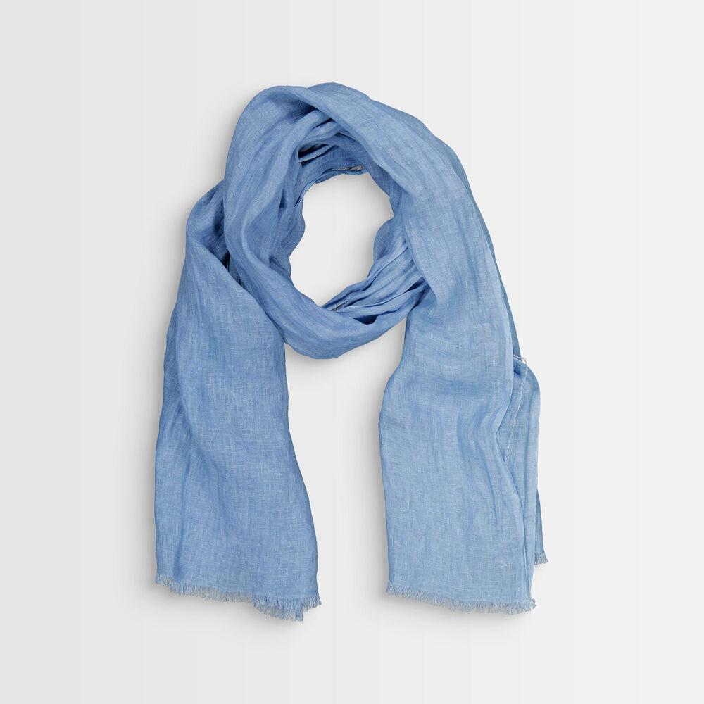 Billy azure linen scarf azur.