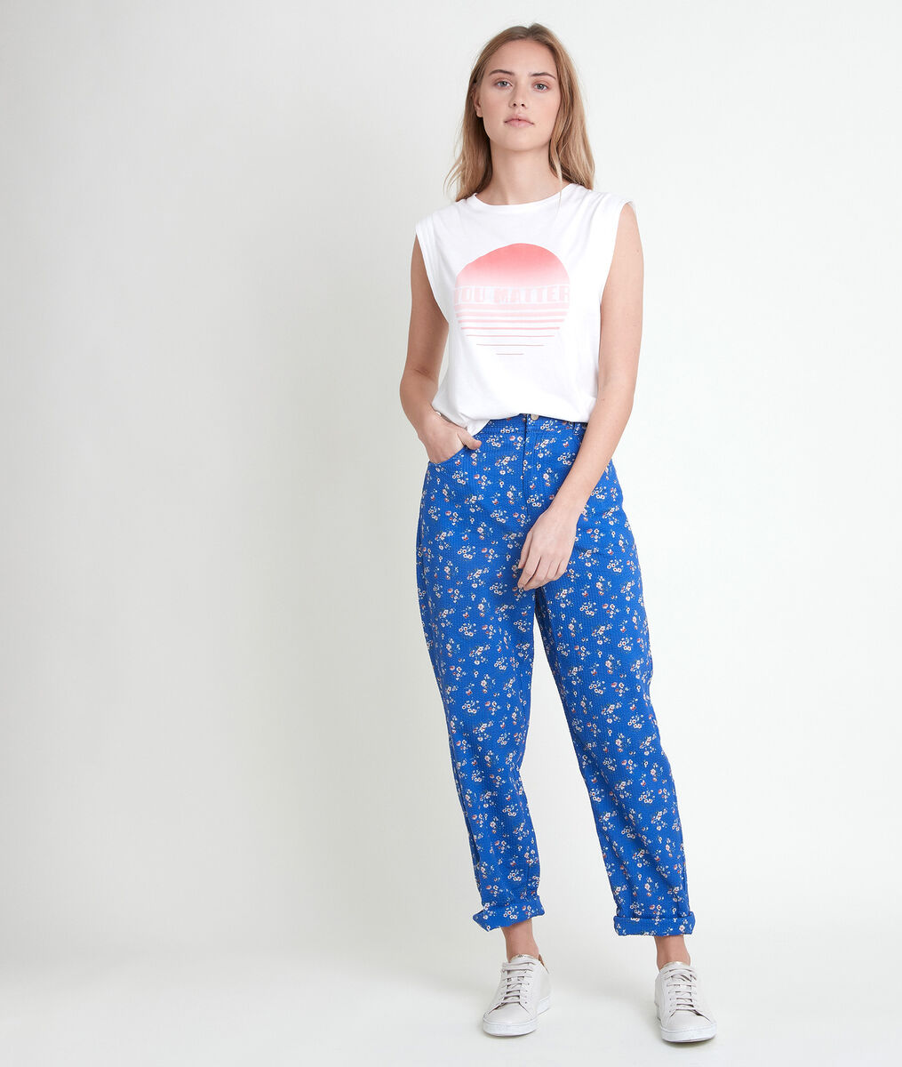 INNO ecru printed T-shirt | 1-2-3 INNO ecru printed T-shirt PhotoZ | 1-2-3