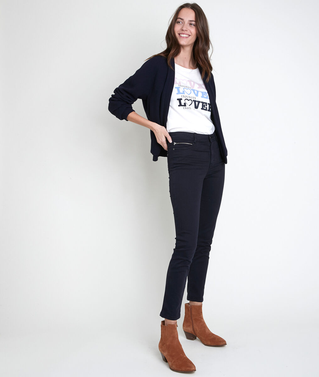 Ilove ecru T-shirt with slogan | 1-2-3 Ilove ecru T-shirt with slogan PhotoZ | 1-2-3