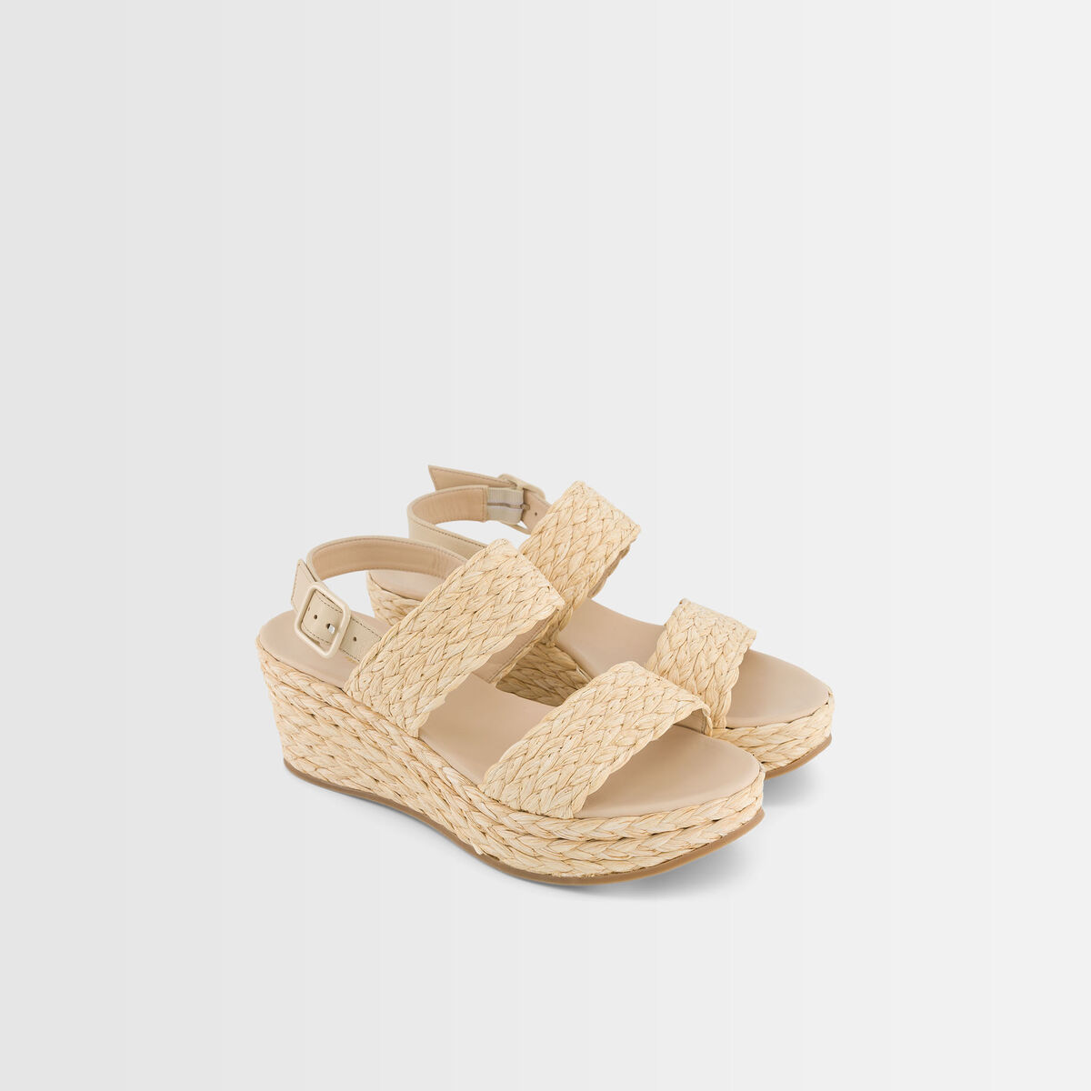 Gena raffia sandals | 1-2-3 Gena raffia sandals PhotoZ | 1-2-3