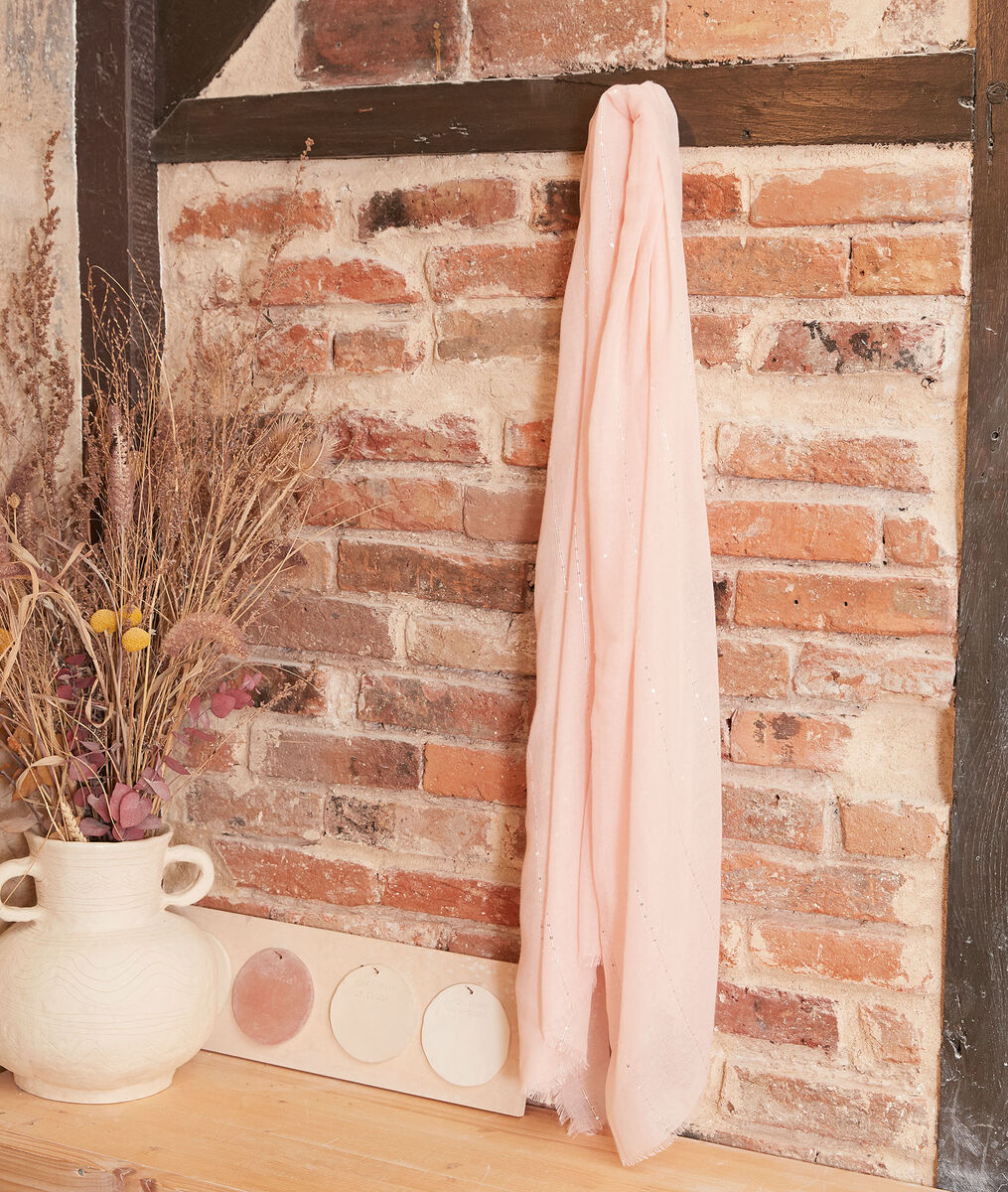 Carmen nude sequinned scarf | 1-2-3 Carmen nude sequinned scarf PhotoZ | 1-2-3