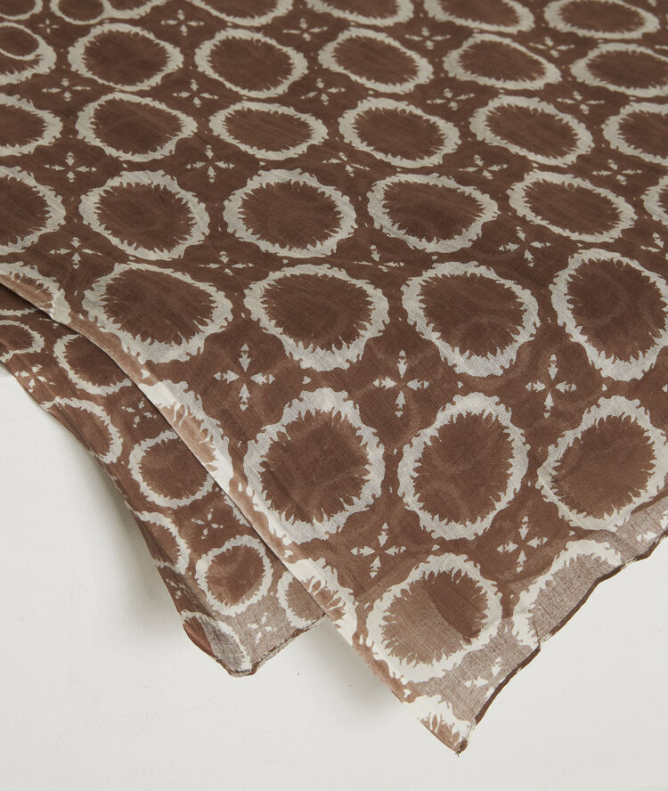Constantinople printed scarf guava.