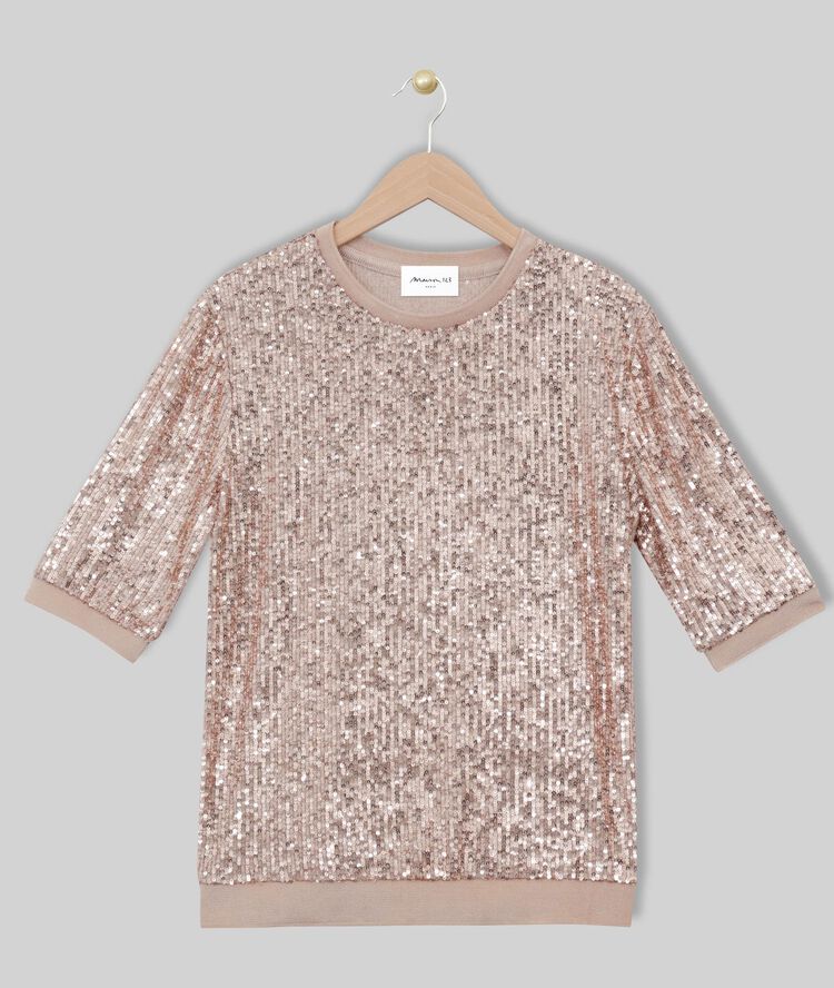 Rhapsody sequinned top blotting paper.