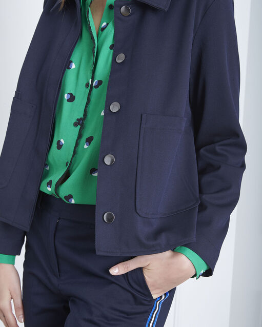 Felicia navy short jacket navy.