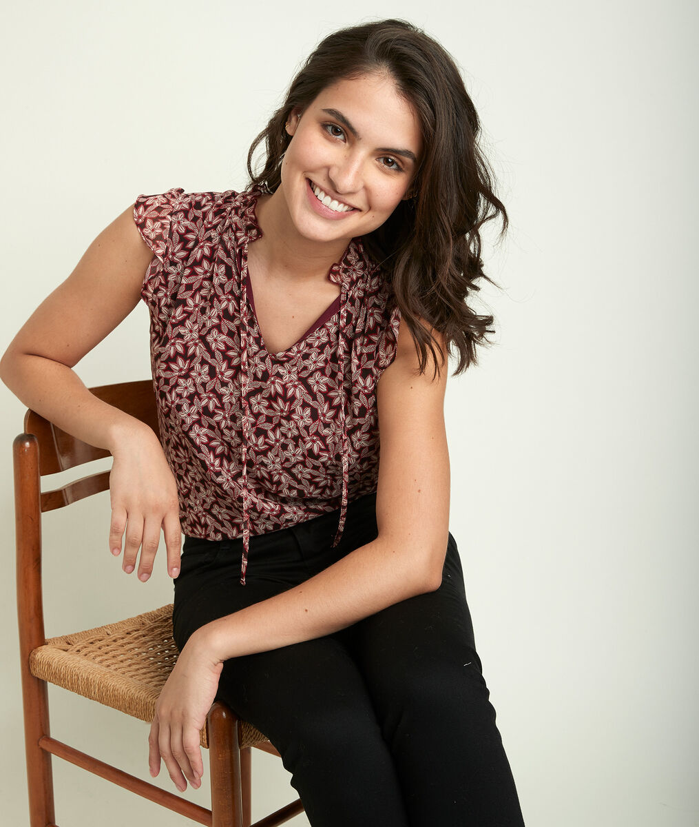 Emmanuelle printed blouse | 1-2-3 Emmanuelle printed blouse PhotoZ | 1-2-3