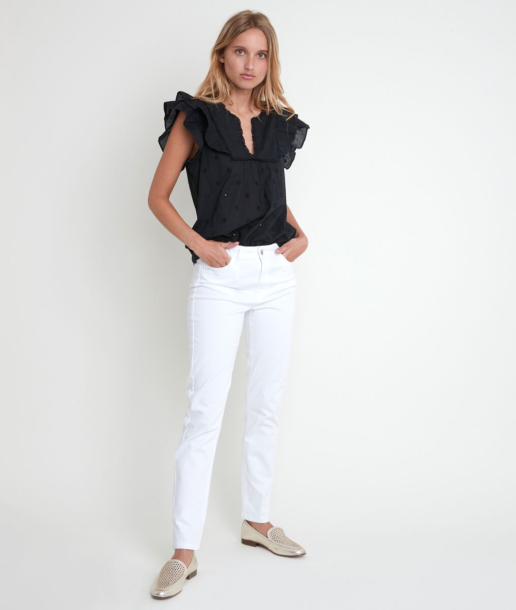 Tarin embroidered organic cotton blouse | 1-2-3 Tarin embroidered organic cotton blouse PhotoZ | 1-2-3