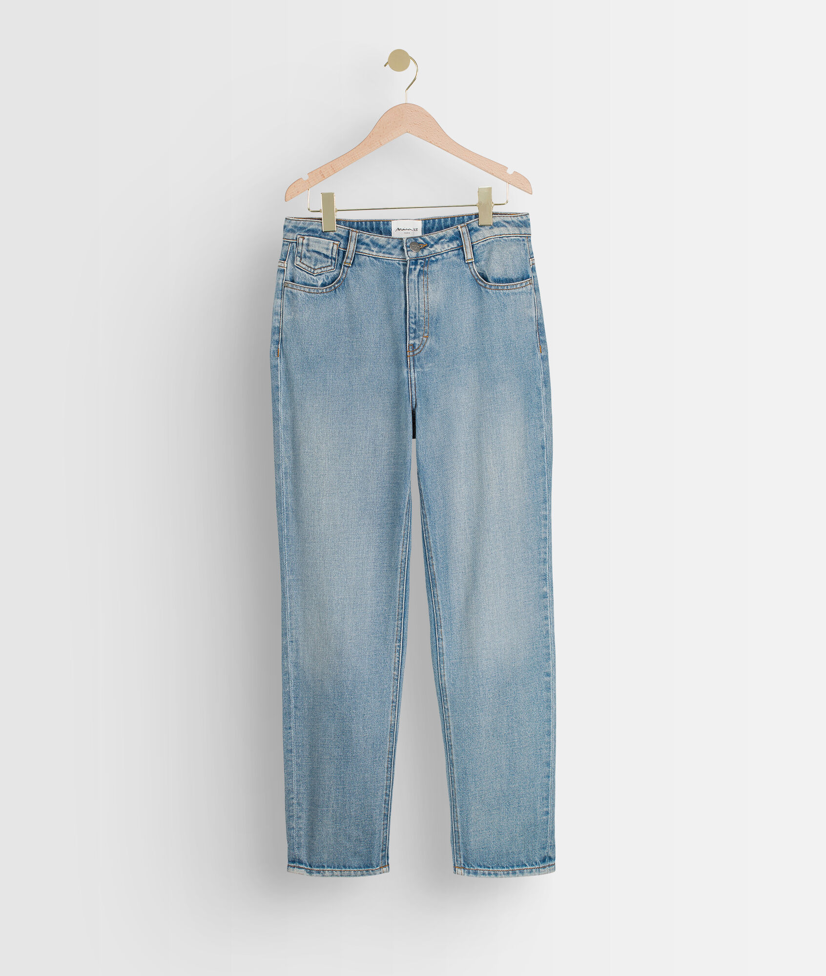 Solene, the iconic mom jeans in pure 