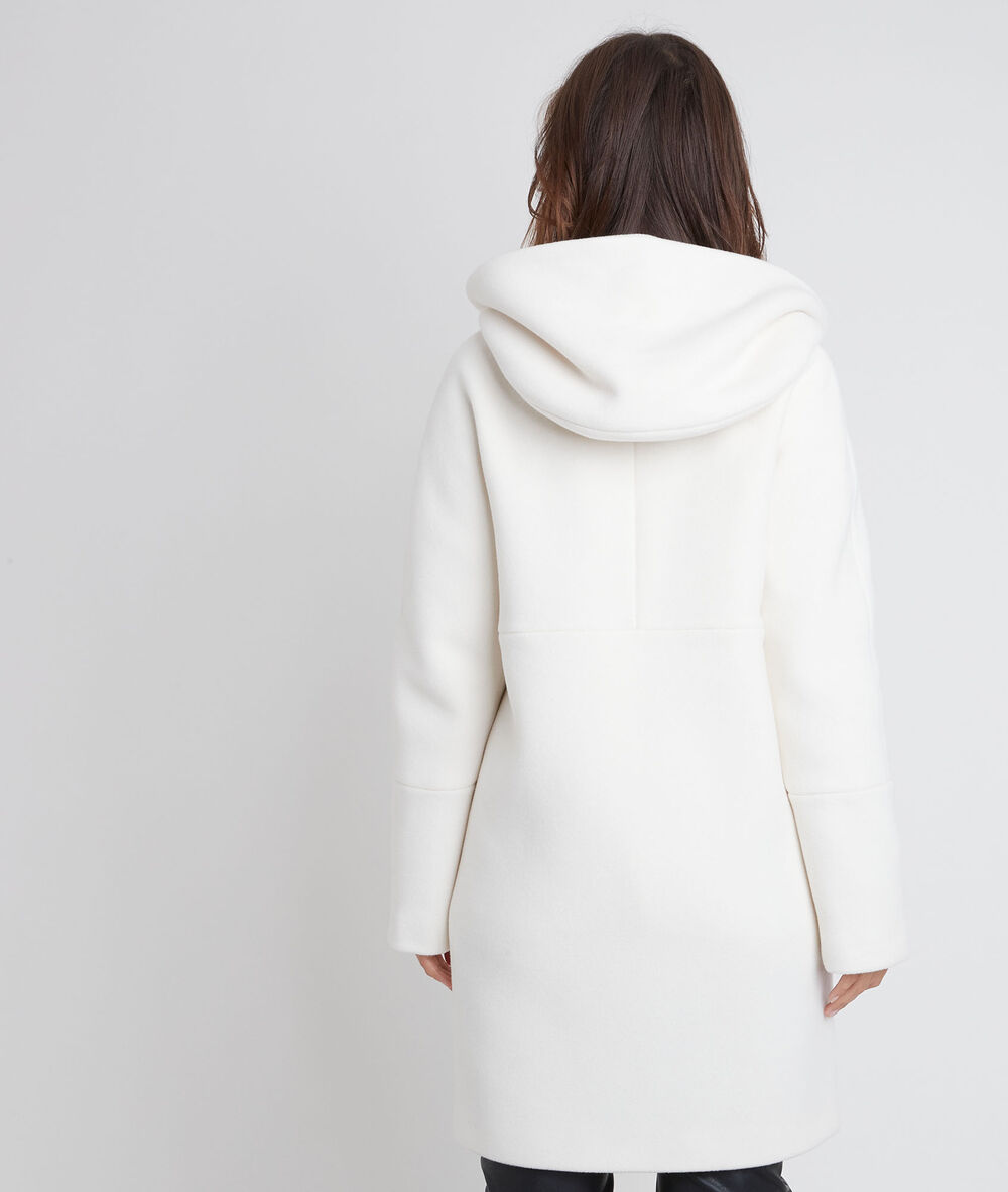 Ocea cream wool blend coat creme.