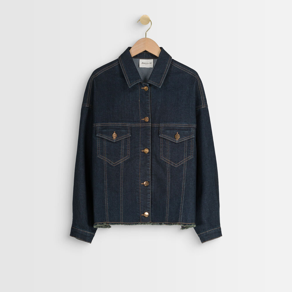 Pacha denim over-shirt rinse.