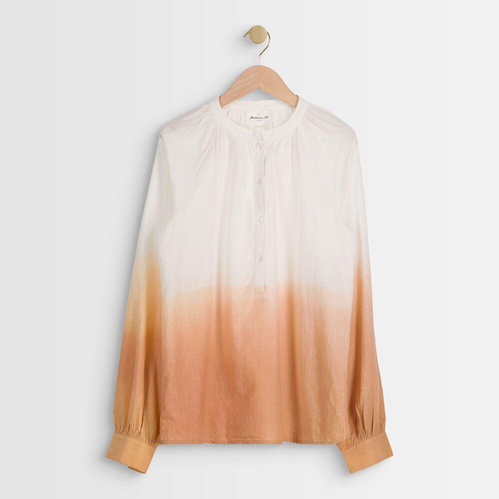 Terry beige tie-dye blouse beige.