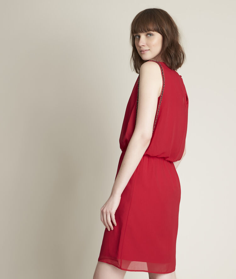 Ode red dress light fuscia.