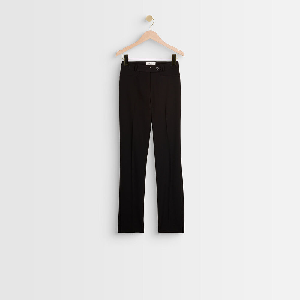 Valero microfibre cigarette trousers black.