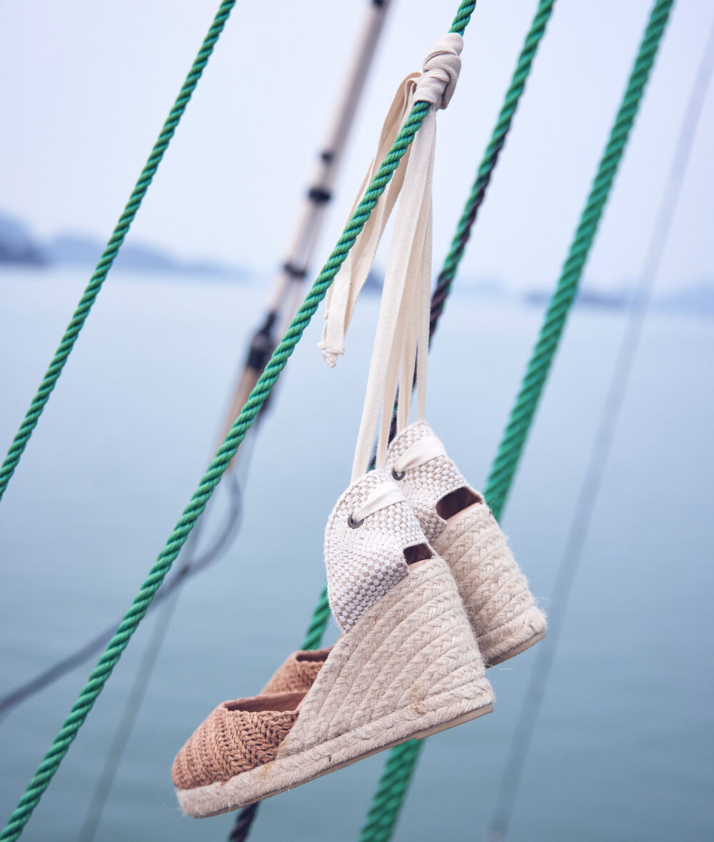 Venuse caramel wedge espadrilles PhotoZ | 1-2-3