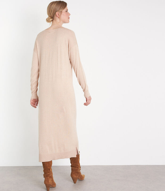 Honorine powder fine-knit maxi dress  PhotoZ | 1-2-3