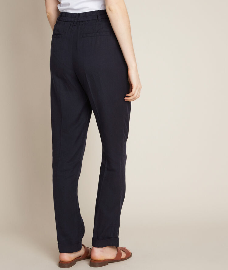 Idylle navy chinos navy blue.