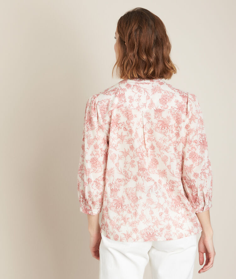 Enry printed blouse midnight blue.