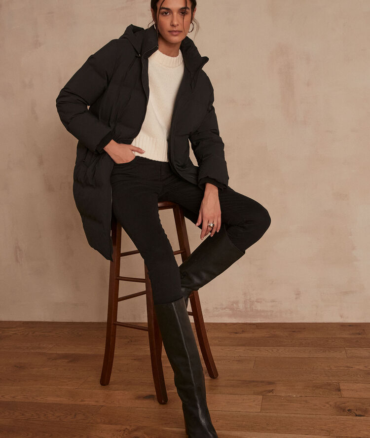 Sultan iconic black 7/8 slim jeans black.