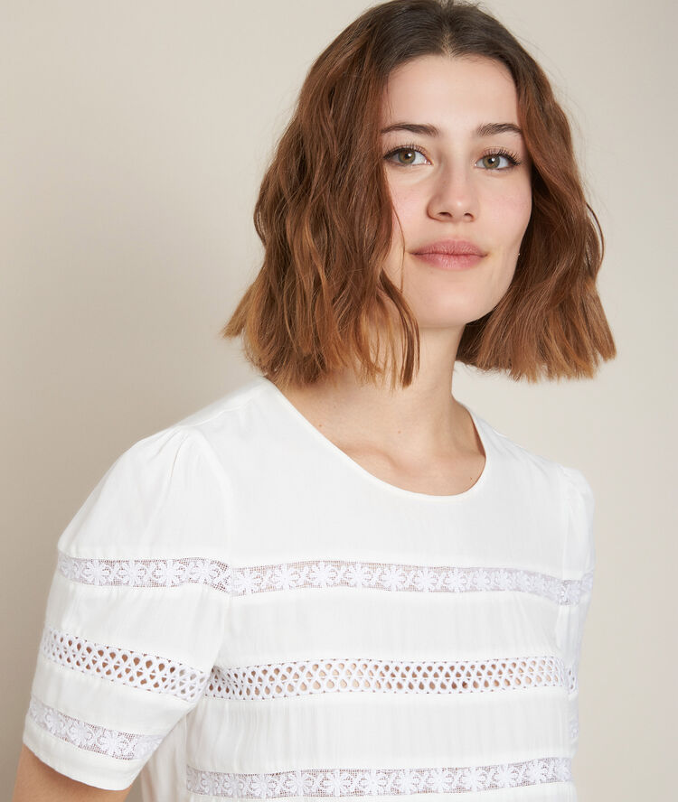 Ewa lace top white.