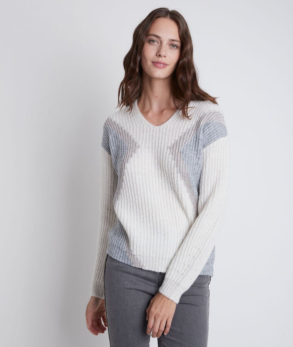 Rico alpaca blend jumper ecru.