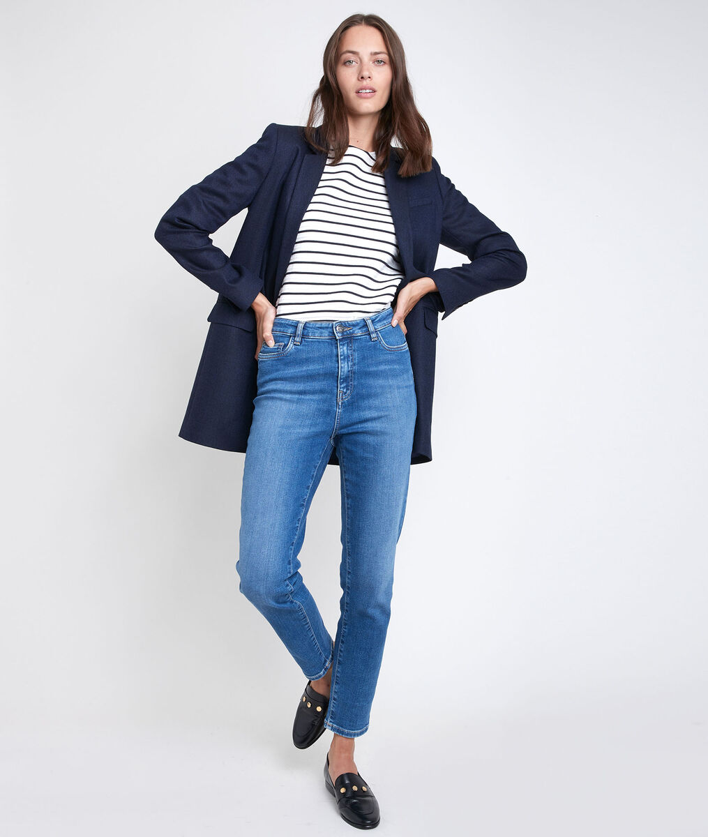 Tamara long herringbone jacket | 1-2-3 Tamara long herringbone jacket PhotoZ | 1-2-3