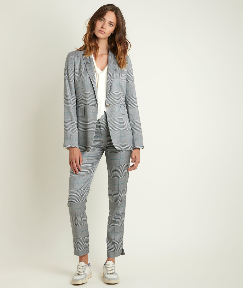Lara Prince of Wales cigarette trousers | 1-2-3 Lara Prince of Wales cigarette trousers PhotoZ | 1-2-3