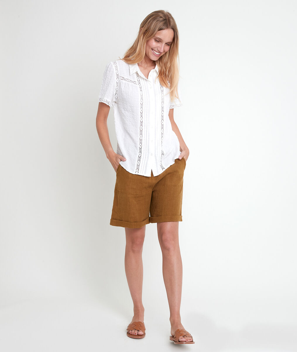 Tilane ecru lace blouse | 1-2-3 Tilane ecru lace blouse PhotoZ | 1-2-3