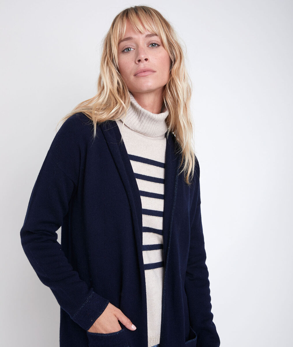 Ruth long wool and cashmere cardigan | 1-2-3 Ruth long wool and cashmere cardigan PhotoZ | 1-2-3