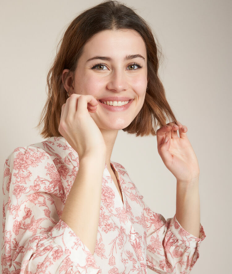 Enry printed blouse midnight blue.