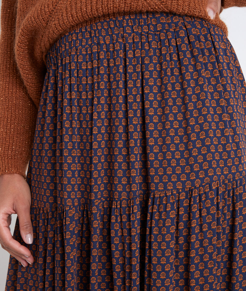 Georgiaa printed maxi dress marine.