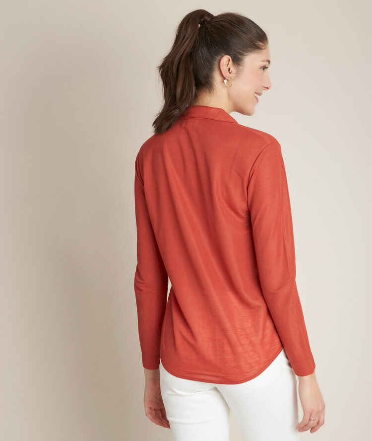 Riva brick red t-shirt tile.