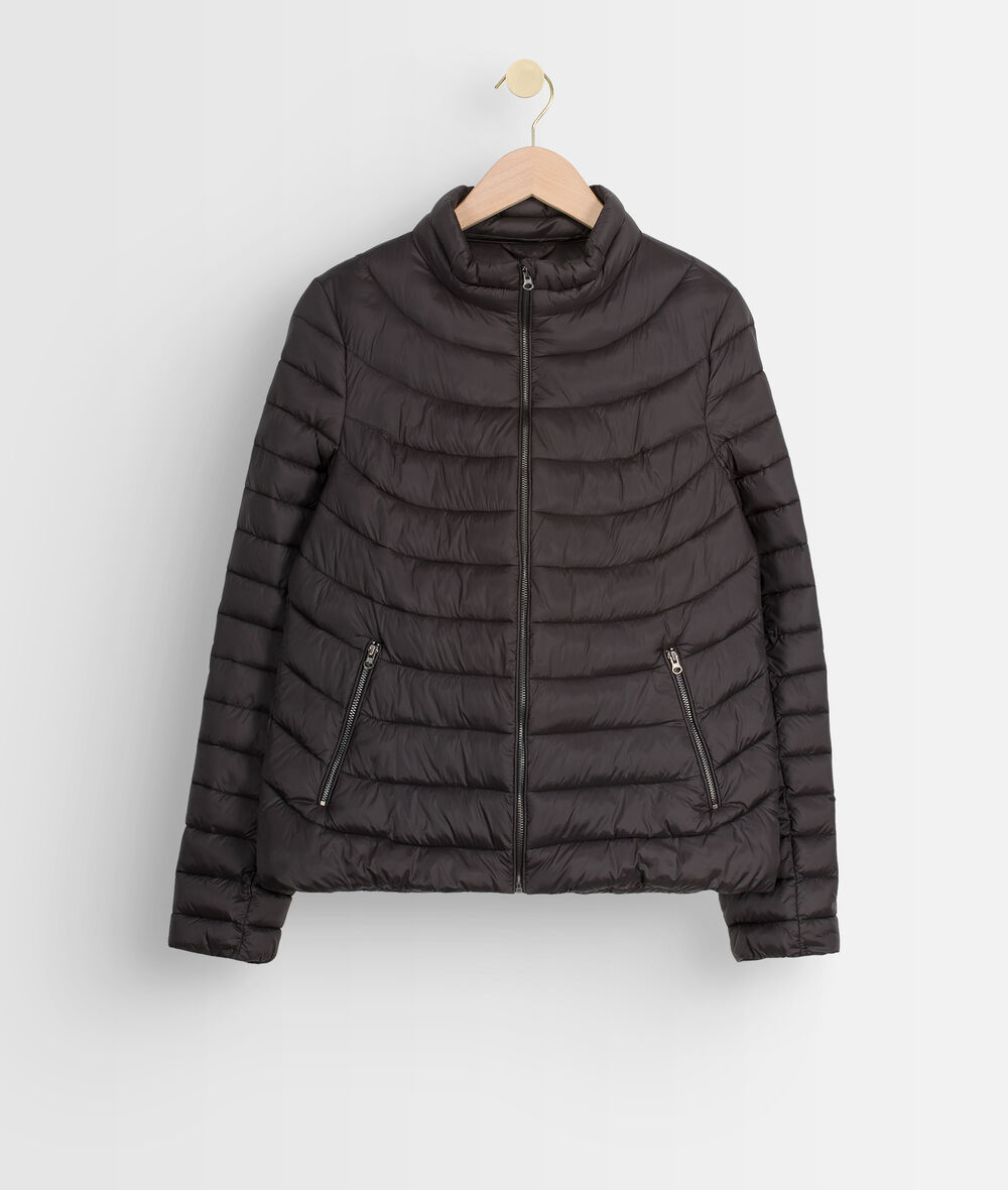 Olivia lightweight black padded nylon jacket PhotoZ | 1-2-3