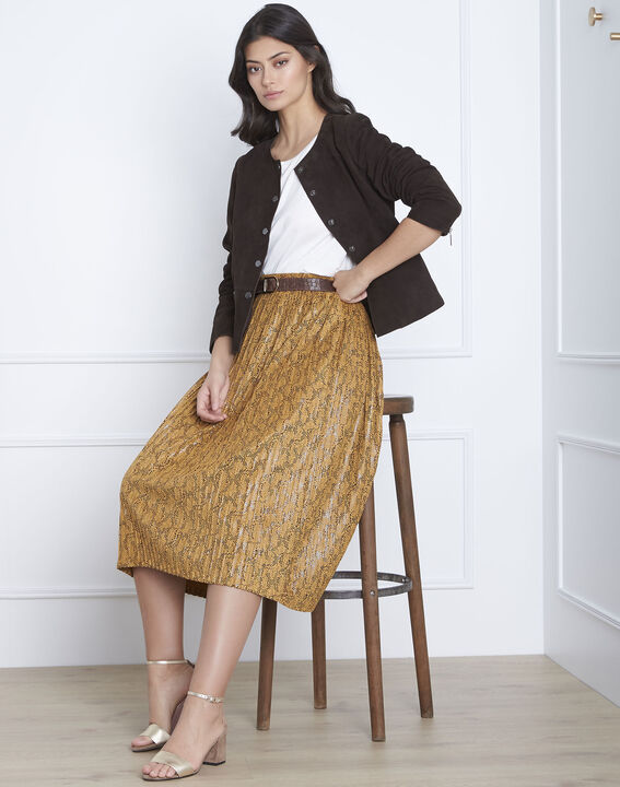 Thea brown suede jacket | 1-2-3 Thea brown suede jacket PhotoZ | 1-2-3