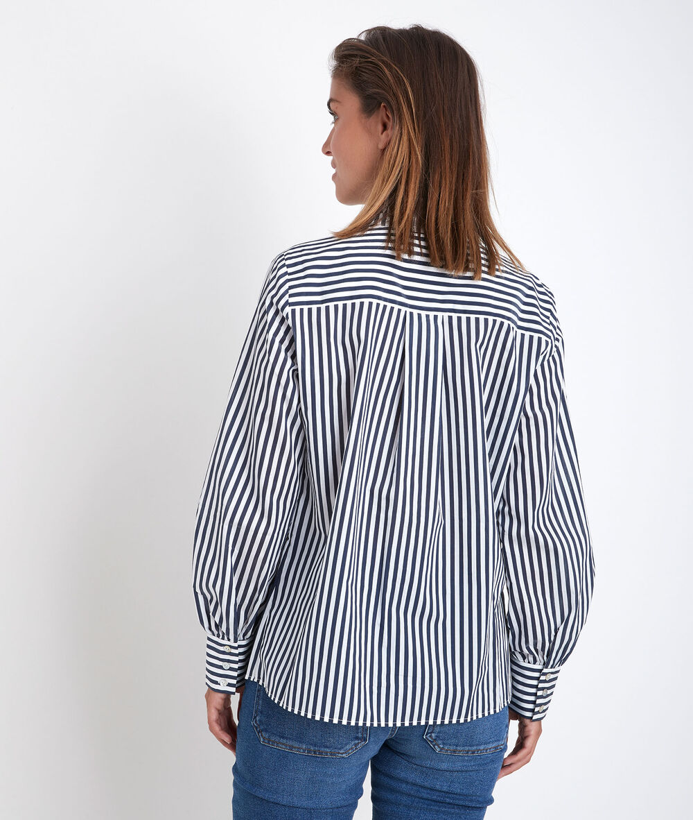 Jupei striped blouse marine.