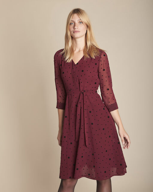 Ista pomegranate polka dot print dress (1) - Maison 123
