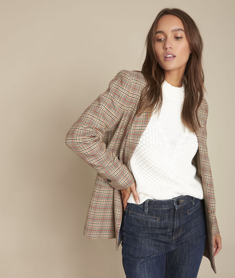 Frisquet twisted ecru jumper ecru.