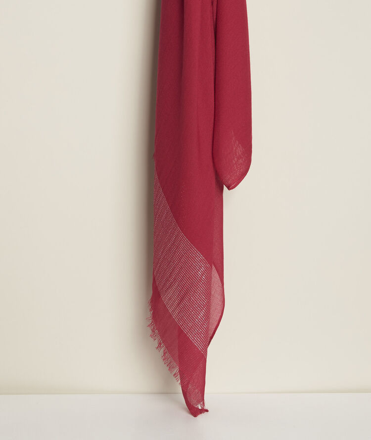 Clafouti fuchsia lurex scarf light fuscia.