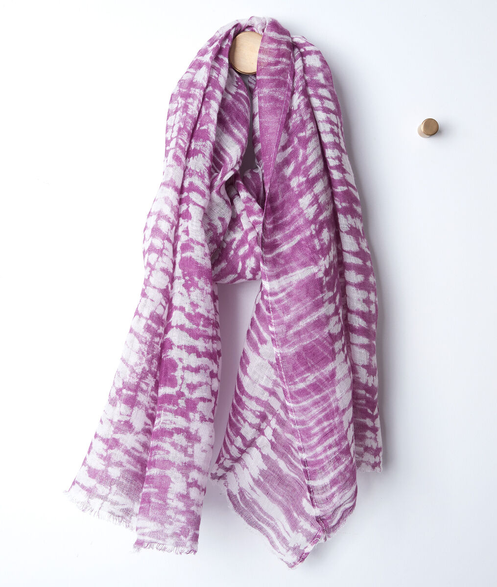 Brad tie-dye linen scarf | 1-2-3 Brad tie-dye linen scarf PhotoZ | 1-2-3