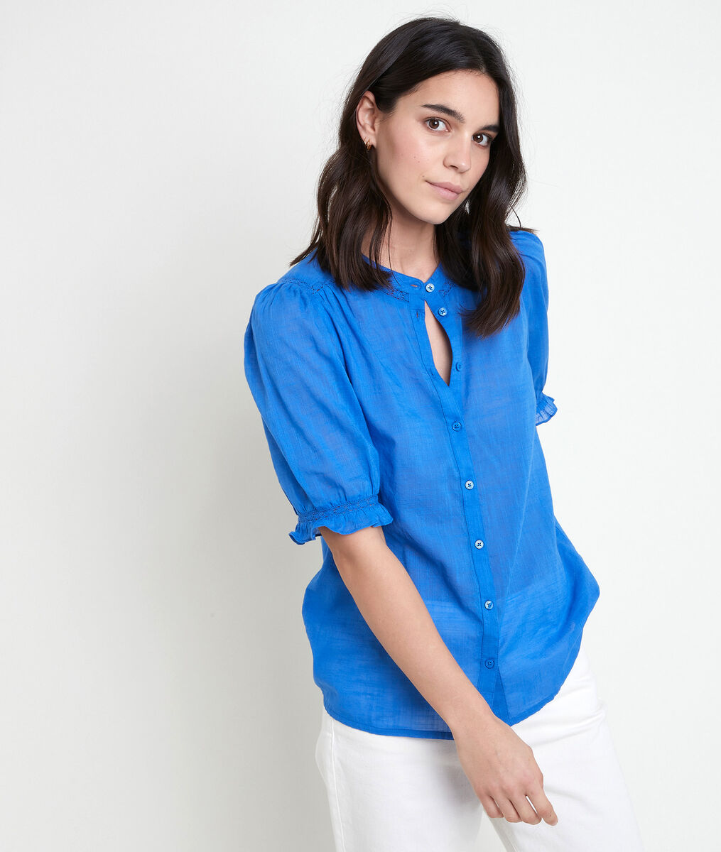 TAL cotton forget-me-not blouse | 1-2-3 TAL cotton forget-me-not blouse PhotoZ | 1-2-3