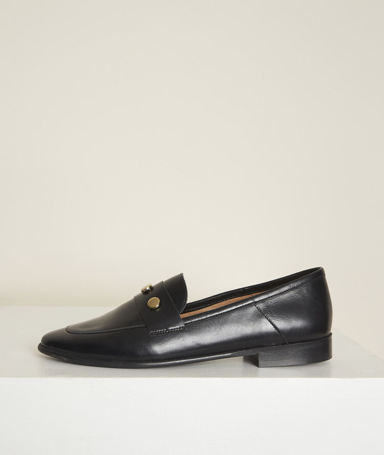 Julia leather loafers black.