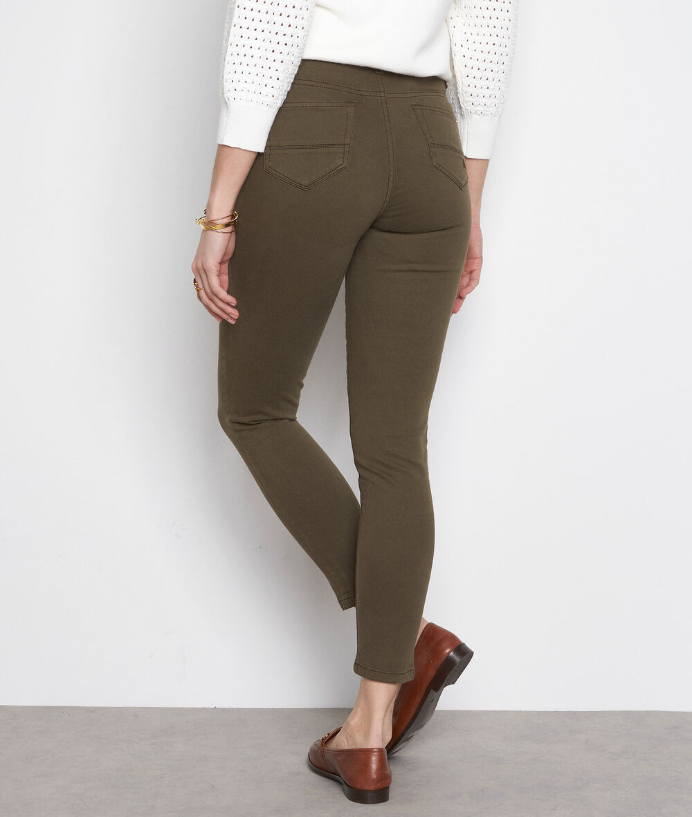 Sultan khaki cotton blend slim-fit jeans PhotoZ | 1-2-3