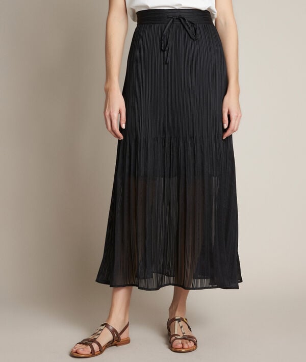 Baltic pleated satin skirt | 1-2-3 Baltic pleated satin skirt PhotoZ | 1-2-3