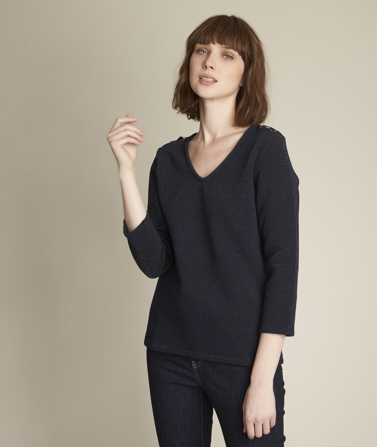 Regate shiny navy top navy blue.